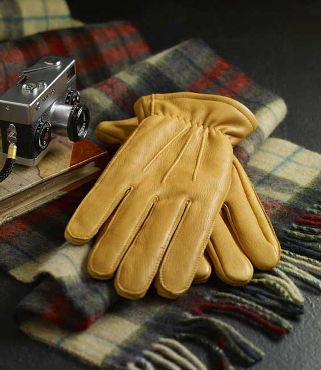 Pratt and Hart Men's Leather Gloves - Leather Winter Gloves for Men